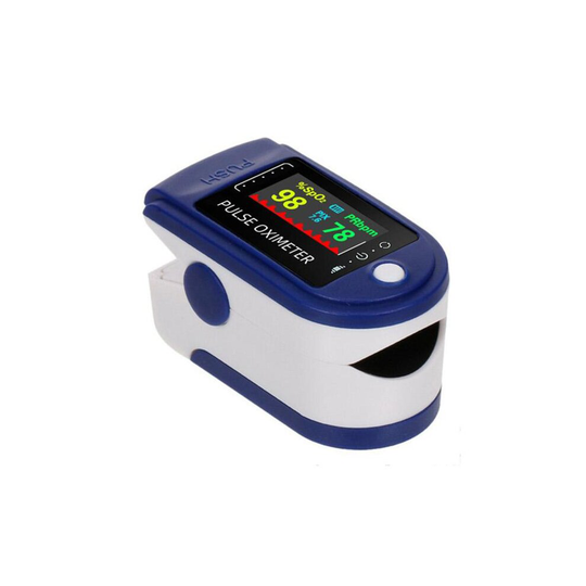 Pulse Oximeter Fingertip Blood Oxygen Saturation Monitor for Pulse Rate and SpO2 Level Portable Pulse Oximeter with Large LED Display and Lanyard