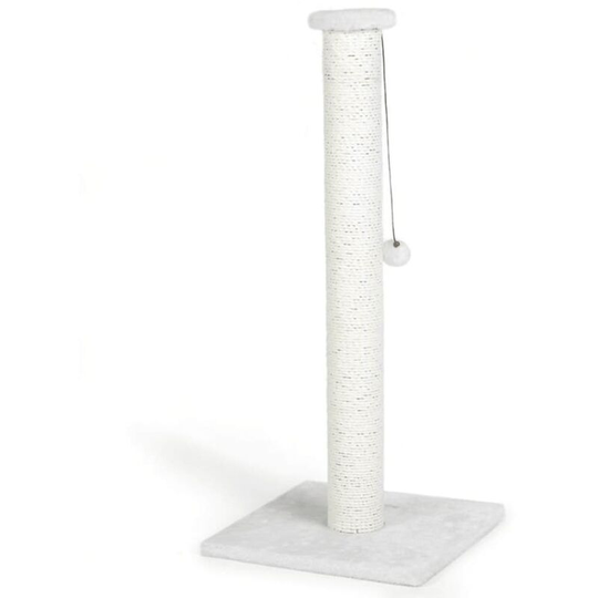 Cat Scratching Post Serpa 40x40x90 cm White 408838 Beeztees White