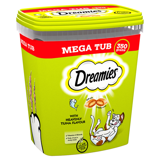 Dreamies Mega Tub - Saver Pack: Tuna (2 x 350g)