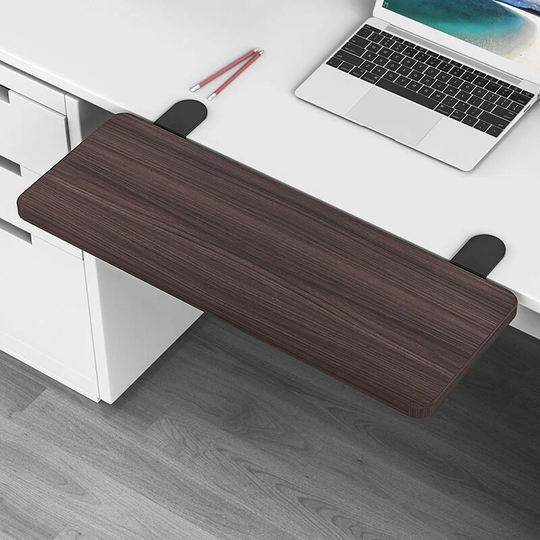 75x24cm Ergonomic Desk Extension Tray Punch Free Clamp Keyboard Drawer Tray Computer Armrest Table Stand
