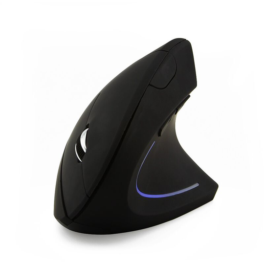 Thsinde - Optical Mouse Vertical Model - Ergonomic Design - Prevention of Epicondylitis Mouse Syndrome - Particularly restful for the Arm - Wireless