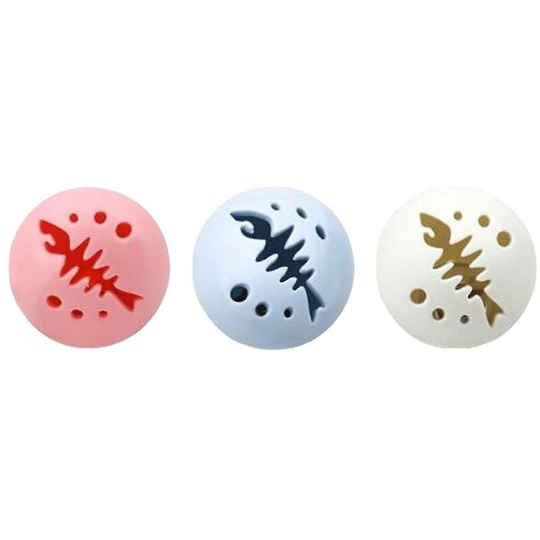 Batch Of Electric Cylindrical Cat Toys (three Pack, Pink, Blue, White) - Thsinde