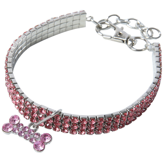 Cotton Dog Collar With Quick Release Metal Clasp Adjustable Canvas Collar