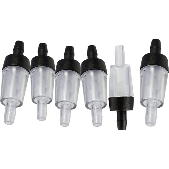 Aquarium Check Valves One Way Non-Return Air Pump Accessories for Fish Tank Black