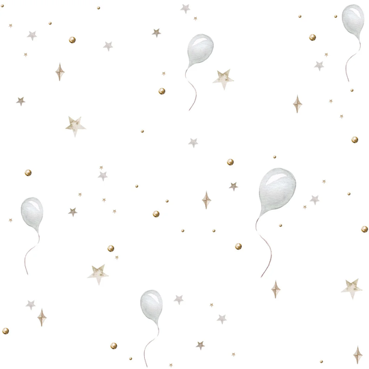 Fototapete Balloons Delicate Toys from the Attic 2.8m x 1m Textured Matte Wall Mural