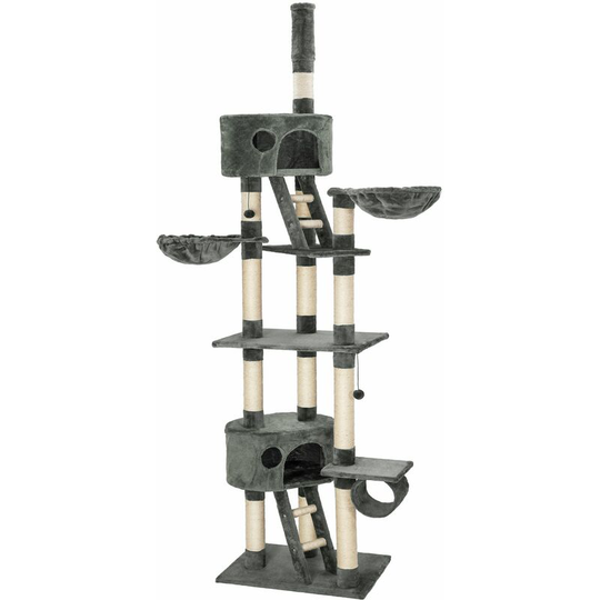 Cat tree scratching post Hansi - cat scratching post, cat tower, scratching post - grey - grey