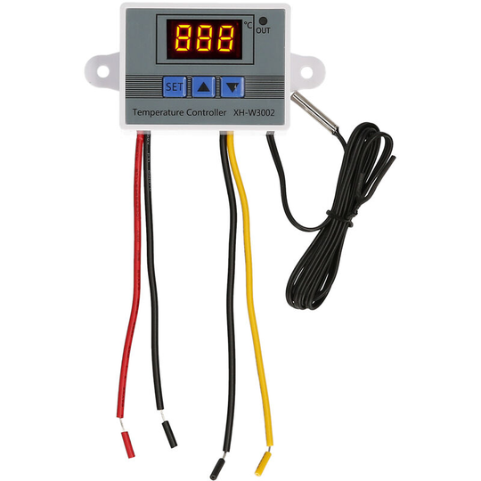 Electronic Temperature Controller LED Display Thermostat Module Temperature Temp Control Module Switch with Waterproof NTC Probe -50~110 °C, XH-3002