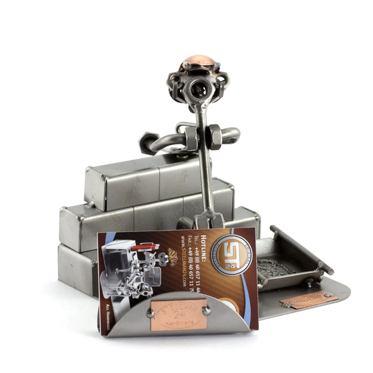 Bricklayer Screw Man Place Card Holder