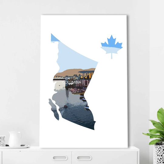 British Columbia by Jodi - Wrapped Canvas Graphic Art Print