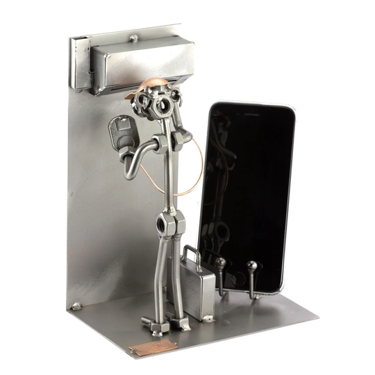 Refrigeration Engineer with Mobile Phone Holder