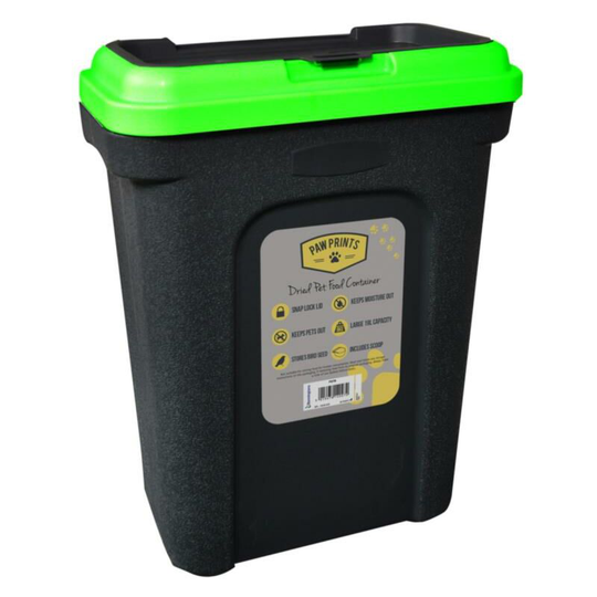 30 Litre Plastic Cat / Dog / Pet or Bird Food Storage Tub / Container