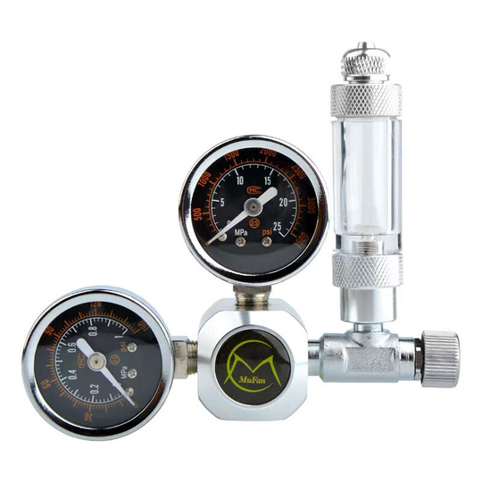 Tinor - CO2 Pressure Reducer, Pressure Regulator for Aquarium, Aquarium with Air Bubble Counter
