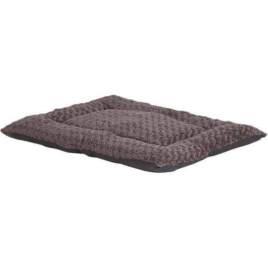 Pet Bed Brown Polyester Rectangular Dog Cat Soft Karantu - Brown