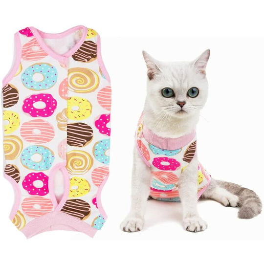 Cat Recovery Suit, Professional Surgical Recovery Shirt Anti-Licking Dog Recovery Suit Onesies for Cats After Surgery