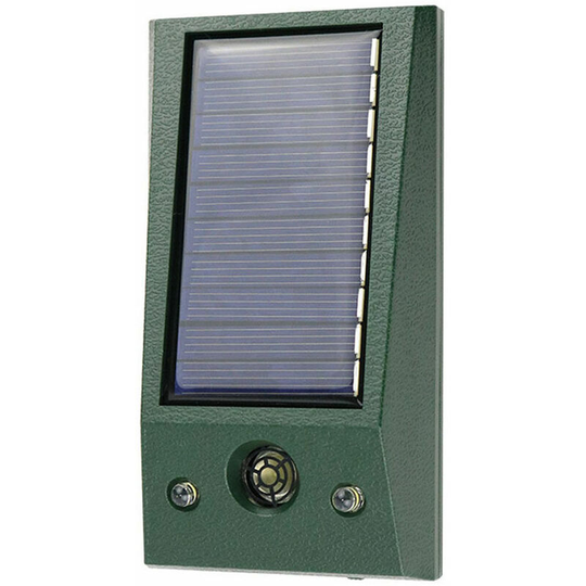 Echoo - Ultrasonic Animal Repeller Solar Powered Rodent Repellent with Flashing led Light Repel Rat Skunk Squirrel Deer Raccoon Fox Boar,model:Green