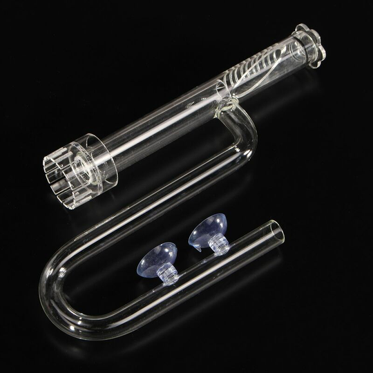 Set of 1317mm aquarium glass inlet and outlet pipes for 12 / 16mm tube (5)