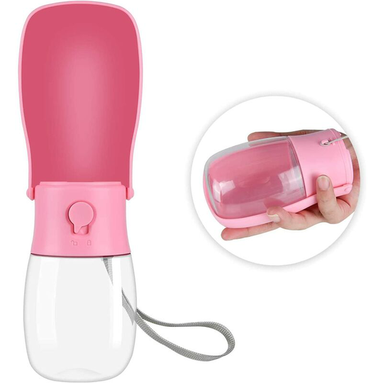 Sun Flowergb - Dog Water Bottle - Collapsible Dog Waterer with Dog Trash Bag, Portable Pet Water Bottle, bpa Free Water Bottle (10oz) for Cats,