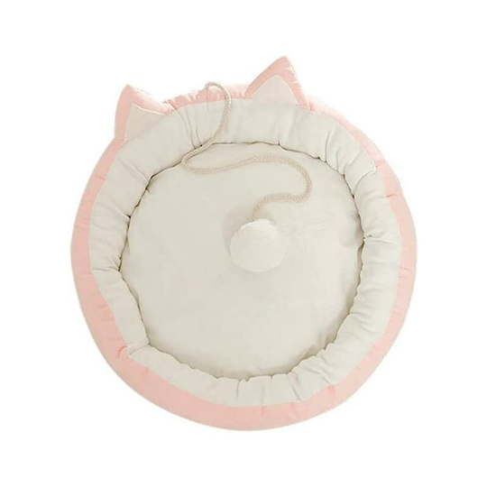 Cat Nest Cat House, Cat Ear Shape Bunk Nest Cozy Cat Puppy Ball Toy