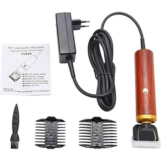 Cgoldenwall 55W Professional Electric Hair Clipper for Hairy Pet Dog Samo Tedi Rabbit Cat Sheep and Other Animals with 3m Cord