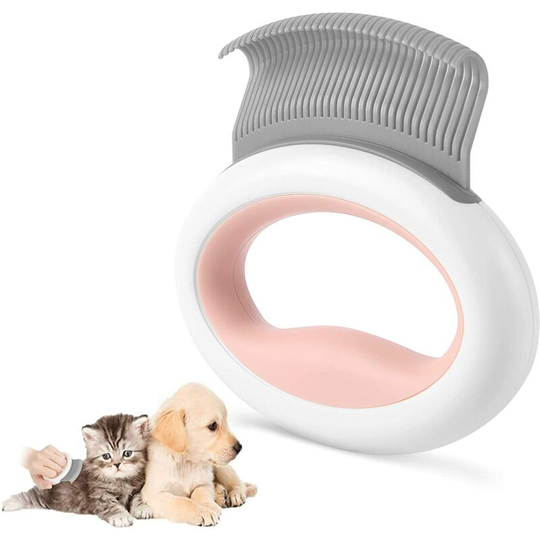 Cat grooming brush and dog grooming brush, pet comb for relaxing massage.