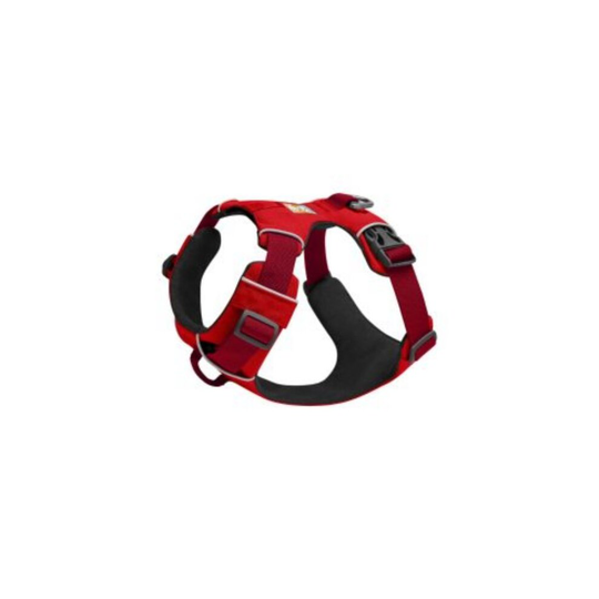 (S) Dog Harness | Ruffwear Front Range | No Pull | Padded | Puppy Training | Red