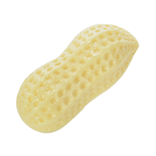 Betterlifegb - betterlife Dog Toy, Interactive Dog Toy, Simulated Peanuts, with Sound Device, Milk Flavor, Not Easy to Bite, Uneven Texture, Molar