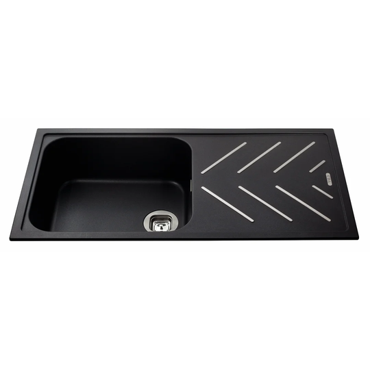 100cm x 50cm Single Bowl Inset Kitchen Sink