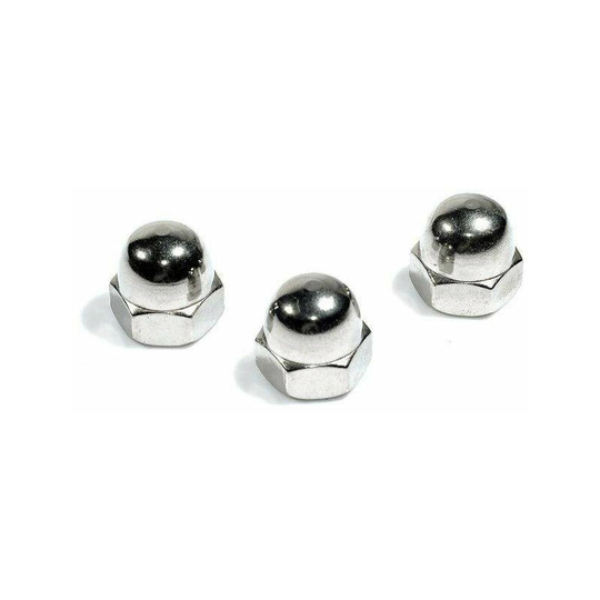 Morejieka - M8 Acorn Cap Nut Hex Nut Set 304 Stainless Steel 30PCS