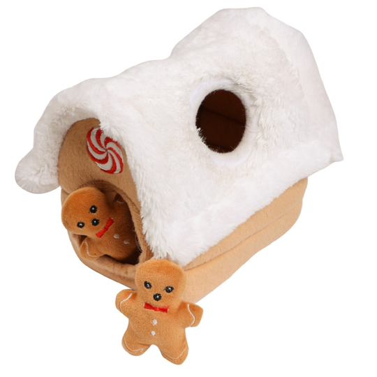 Gingerbread House - Hide and Seek Toy - 24 x 20 x 21 cm (L x W x H)