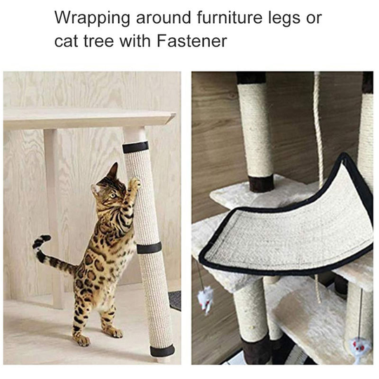 Pet Cat Scratch Pad Beige Nail 40x29cm