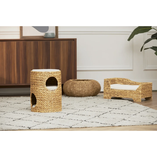49.5cm Seagrass Weaving Cat Condo