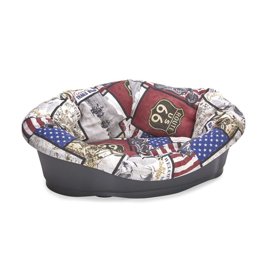 (95cm) Imac Plastic Dog, Cat Bed Insert Bed Covers Assorted Patterns