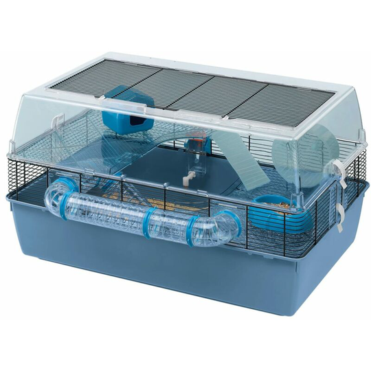 Ferplast - Hamster Cage Duna Fun Large 71.5x46x41 cm Blue Blue