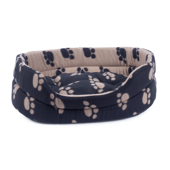 Maxton Bolster Cushion in Black/Beige