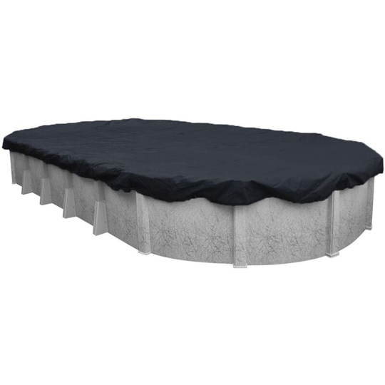 Betterlifegb - Aboveground Pool Winter Cover,Solid Black - Superior Strength & Durability, Treated for uv Protection,BR-Vie