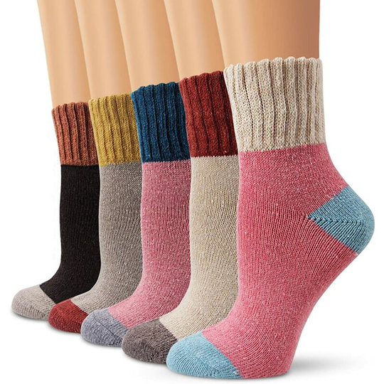 Mixed Rabbit Wool Socks Women's Socks Retro Soft Warm Winter Socks