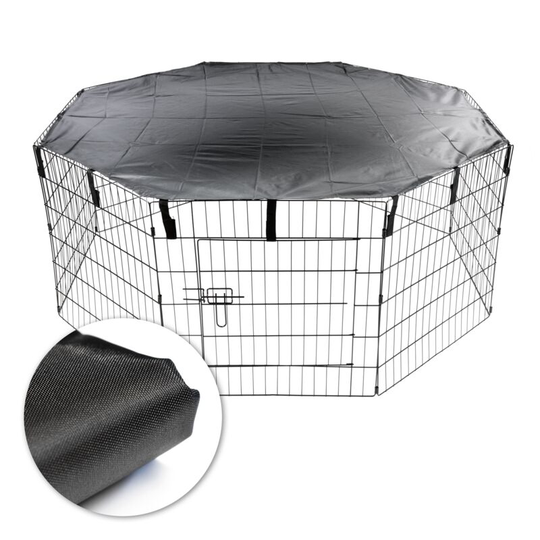 Standard 8 Panel Pet Play Pen Weatherproof Floor or Cover- for 8 Panel Playpens - KCT