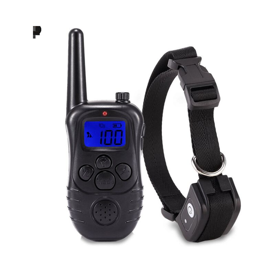 Dog Training Collar, Waterproof Electric Collar with Remote Control 3 Modes 100 Levels Education Reminder 700 Meter Range for Small/Large/Medium