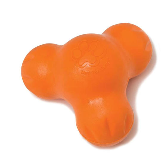 Dog Toy with Zogoflex Tux Tangerine Orange s West Paw Orange