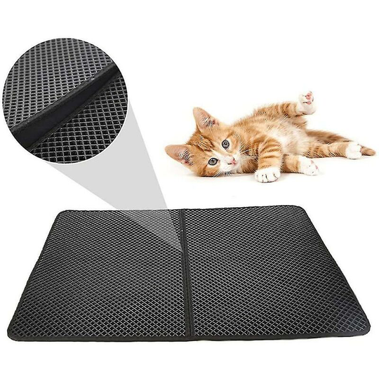 Cat litter. Water and urine trap pads. Double layer honeycomb. eva pet mat. cat and dog rubbing foot mat 40x50cm
