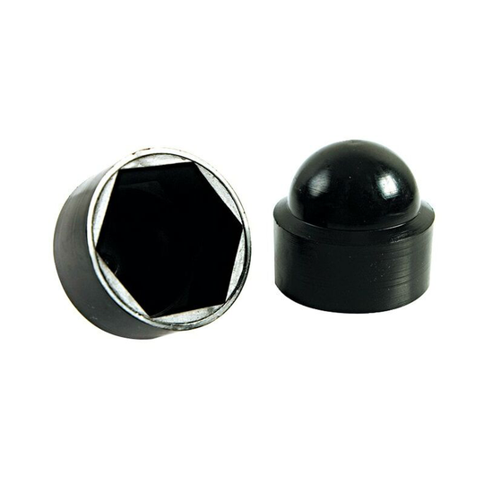 Component Force - Nut Cap Black M10 (Pk-50) - Black