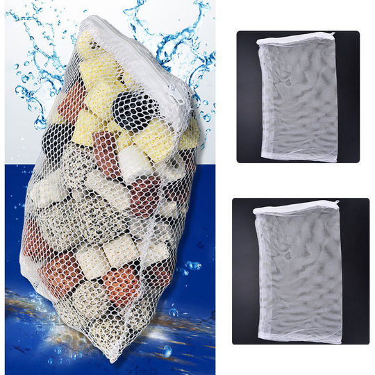 Aquarium Mesh Media Filter Bags 25*20cm Suitable for Filter Material Below 800G