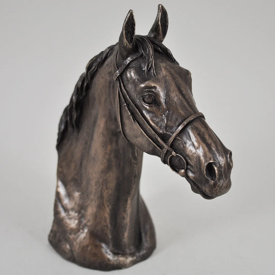 Thoroughbred Horse Bust