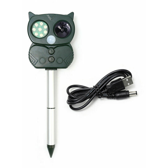 Garden Pool Pest Control Outdoor Animal Drive Device USB Solar Powered Repeller Scare Animal Machine USB Mouse Expeller