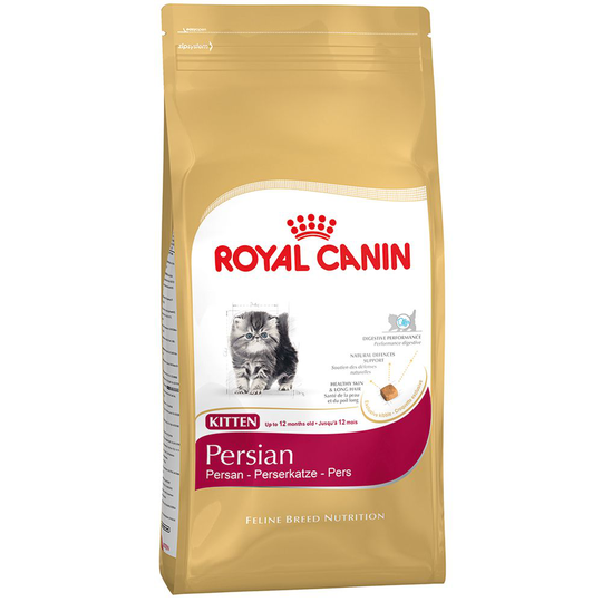 Royal Canin Breed Dry Cat Food Economy Packs - Kitten Persian 2 x 4kg