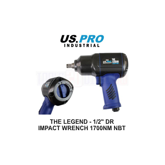 Impact Wrench 1/2 In Dr Air Legend Ultimate Torque 1700Nm 8608 - Us Pro Industrial