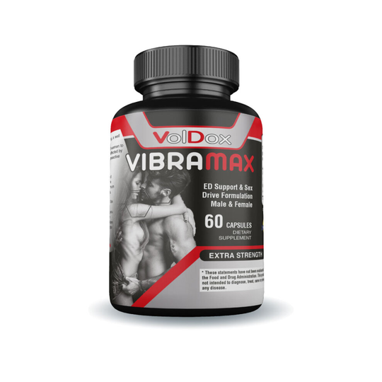 VolDox VibraMax- Booster for Men & Women. Testosterone Boost, 60 Caps
