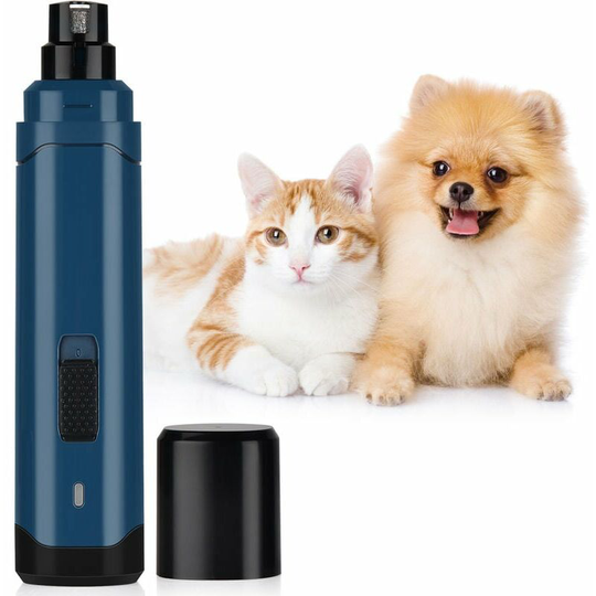 Electric Dog Nail File Nail Clipper for Dog Cat Rabbit Electric Nail File 2 Speed 50dB Ultra Quiet usb Fast Charging Safe and Suitable for All Pets