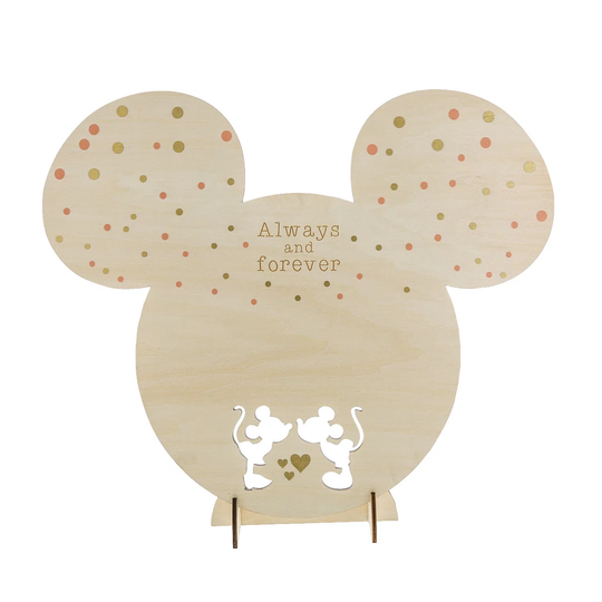 Enchanting Disney Mickey And Minnie Mouse Plaque