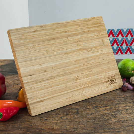 Bunka Complete Set Deluxe (B): 4 Knives (Bunka Paring Knife + Bunka Petty + Bunka Santoku + Kiritsuke) + 5 Accessories (Bamboo Cutting Board + Bamboo